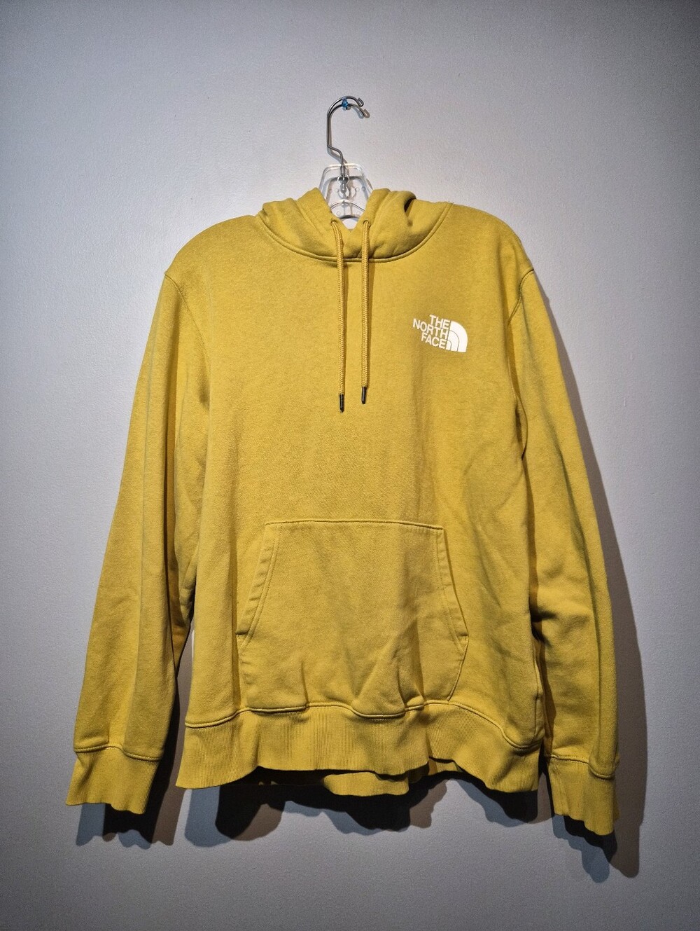 The North Face Yellow Graphic Hooded Sweater | Size Large